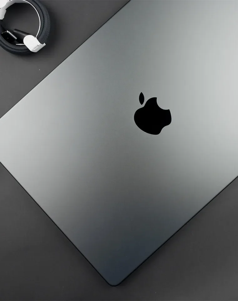 Apple Specialist Black and White Apple macbook